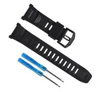 Resin Watch Band Strap Compatible with Caiso Protrek PRG130 PRG130-1V PRW1500 PRW1500-1Y PRW1500-1V PRW1500J-1 Replacement Leather Watch Band Pathfinder casio protrek watch band Sports Watch Strap