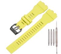 Resin Watch Strap Compatible with Casio G-Squad GBA-800 Men's GBD800 Watch Band Sport Waterproof Rubber Replacement Bracelet Watch Accessories (Fgreen)