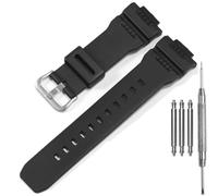 Resin Watch Strap Compatible with Casio GW-7900 G-7900 Watchband Men's Sport Waterproof Black Rubber Replacement Bracelet