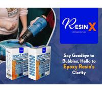 Resin X - Crystal Clear Epoxy Resin Kit For Arts, Crafts & Diy - Bubble-Free, High-Gloss Finish - 4L