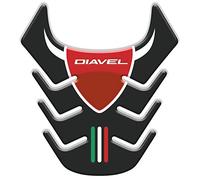 RESINATED 3D EFFECT ADHESIVE TANK PAD compatible with D.ucati Diavel v1