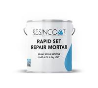 Resincoat Rapid Cure Epoxy Concrete Repair Mortar, Stronger Than Concrete, DIY Friendly, Interior & Exterior Repairs (10Kg, Light Grey)
