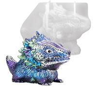 Resiners Dinosaur Resin Mold, 3D Animal Silicone Molds for Resin Crafts, DIY Home Desk Decor & Gifts, Ugly-Cute Design