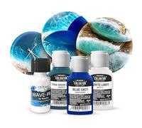 ResinPro® Ocean Epoxy Resin Kit | 90ml Professional Pigments for Resin Art, Ocean Waves & Beach Effects | High-Gloss, UV-Resistant, Non-Toxic