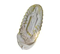 Resins Figurine Holy Water Font Catholic Decorative Wall Hanging Ornament For Spiritual Setting Holy Pool Pendants Gift Fragrances Diffuser Ornament