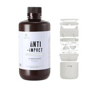 RESIONE Anti-Impact High Tough Resin - Low Water Absorption Nylon-Like Long-Term Non Brittleness 3D Resin for Printing Snap on & Movable Parts(White Grey 1kg)