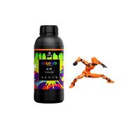 RESIONE CL-TH Colour 3D Printer Resin, 10 Vibrant Colours, Tough abs Like Resin for Action Figures & Mecha Parts - 1000g (Neon Orange)