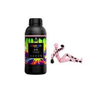 RESIONE CL-TH Colour 3D Printer Resin, 10 Vibrant Colours, Tough abs Like Resin for Action Figures & Mecha Parts - 1000g (Pink)