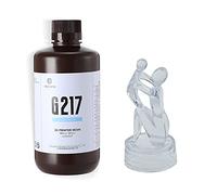 RESIONE G217 Clear 3D Printer Resin ABS-Like Non-Yellowing Tough&Rigid Resin for DLP MSLA LCD 3D Printing(Tranparent,1000g)