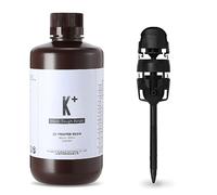 RESIONE Tough 3D Printer Resin - High Precision ABS Like Stiff & Scratch Resistant 3D Resin with Low Water Absorption ans Sharp Details (Pure Black,1000g)