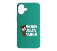 Resist Bear With Words Foxtrot Delta Tango Save Our Parks Case for iPhone 16 Plus