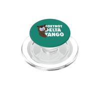 Resist Bear With Words Foxtrot Delta Tango Save Our Parks PopSockets PopGrip for MagSafe