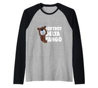 Resist Bear with Words Foxtrot Delta Tango Save Our Parks Raglan Baseball Tee