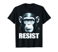 Resist Chimp - Primate Equality Freedom & Monkey Lovers T-Shirt