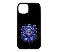 Resist Cyberpunk Medusa AI Hacker Rebel Future Case for iPhone 15 Plus