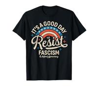 Resist Defend Rainbow Flag Protest Women Men T-Shirt