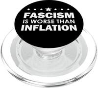 Resist Fascism is Worse Than Inflation Anti-Fascism No Kings PopSockets PopGrip for MagSafe