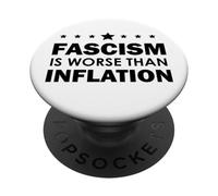 Resist Fascism is Worse Than Inflation No Kings Anti-Fascism PopSockets Adhesive PopGrip