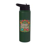 Resist Fascism Protest Human Rights Activist Men Women Stainless Steel Insulated Water Bottle