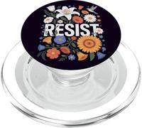 Resist Floral Protest Feminist Political Anti-Trum Phone PopSockets PopGrip for MagSafe