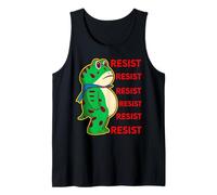 Resist Frog Portland Protest for Women Men Girl Boy Tank Top