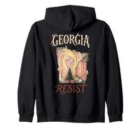 Resist Georgia Political Protest Zip Hoodie