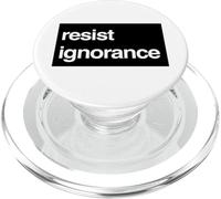 Resist Ignorance Protest - Knowledge over Noise PopSockets PopGrip for MagSafe