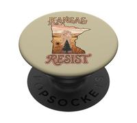 Resist Kansas Political Protest PopSockets Adhesive PopGrip