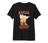 Resist Kansas Political Protest Premium T-Shirt