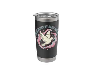 Resist Liberty Cat Equality Retro Edgy Subtle Protest Statue Stainless Steel Insulated Tumbler