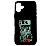 Resist Like It's 1776 Patriotic Statement Case for iPhone 16 Plus