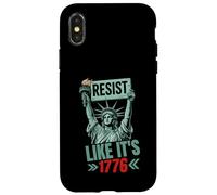 Resist Like It's 1776 Patriotic Statement Case for iPhone X/XS