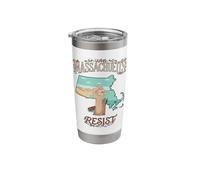 Resist Massachusetts Political Protest Stainless Steel Insulated Tumbler