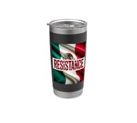 Resist Mexico Gen Z Protest Against Corruption Mexican Flag Stainless Steel Insulated Tumbler