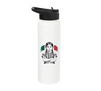 Resist Mexico Gen Z Protest Against Corruption Mexican Flag Stainless Steel Insulated Water Bottle