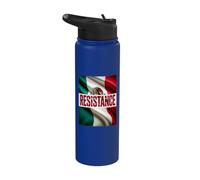 Resist Mexico Gen Z Protest Against Corruption Mexican Flag Stainless Steel Insulated Water Bottle