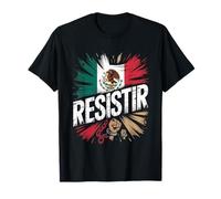 Resist Mexico Gen Z Protest Against Corruption Mexican Flag T-Shirt
