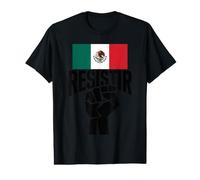 Resist Mexico Gen Z Protest Against Corruption Mexican Flag Value Graphic T-Shirt