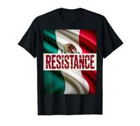 Resist Mexico Gen Z Protest Against Corruption Mexican Flag Value Graphic T-Shirt