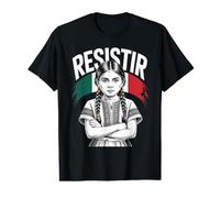 Resist Mexico Gen Z Protest Against Corruption Mexican Flag Value Graphic T-Shirt