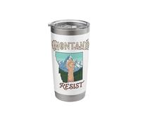 Resist Montana Political Protest Stainless Steel Insulated Tumbler