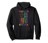 Resist No Kings America 1776 US Flag Rainbow Women Men Kids Pullover Hoodie