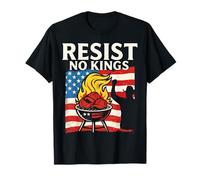 Resist No Kings Shirt Protest 4th of July Independence Day T-Shirt