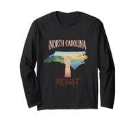 Resist North Carolina Protest Long Sleeve T-Shirt