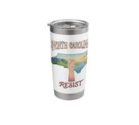 Resist North Carolina Protest Stainless Steel Insulated Tumbler