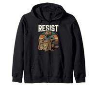 Resist Oregon Beaver Resistance | Human Rights Activist Zip Hoodie