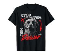 Resist Political Power Dog Smoking Resistance Meme T-Shirt