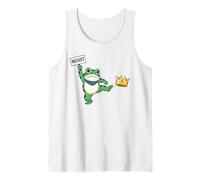 Resist Portland Frog Protest Slogan - No Kings Statement USA Tank Top