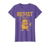 Resist Rebel Penguin Protest Against Tariffs Resistance T-Shirt