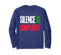 Resist Silence is Complicity Democracy Change Squad Activism Long Sleeve T-Shirt